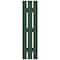Ekena Millwork 12-in. W x 59-in. H Mid-America Vinyl, Standard Size Three Board Spaced Shutters, 028, Forest Green, PR 00031259028 - alternate 2